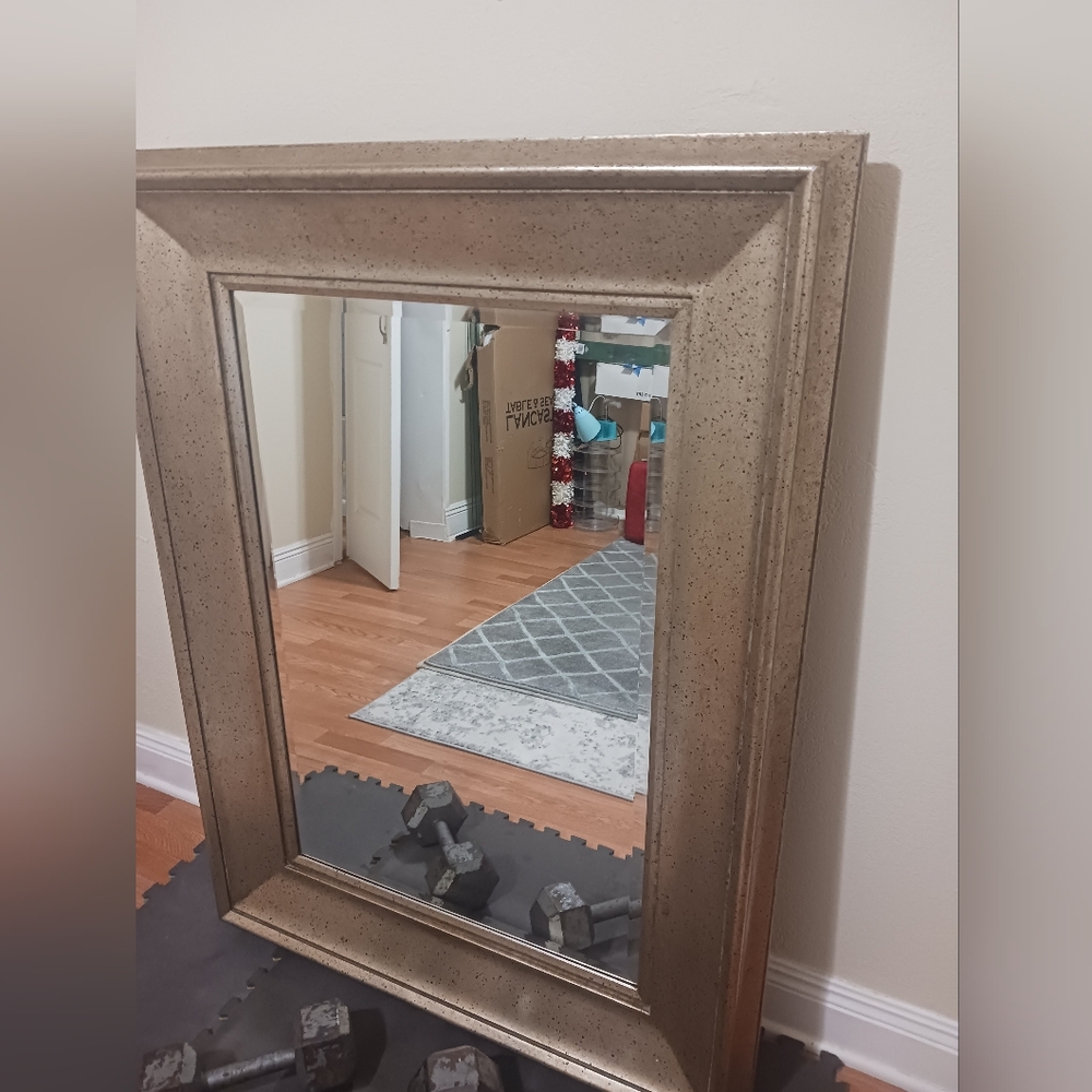 Elegant Brown Wall Mirror